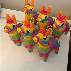Mini donkey piñatas
